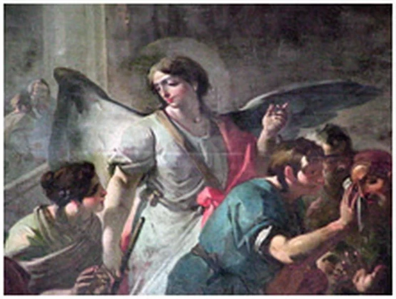 Episodio della vita di Tobia - Chiesa dell'Immacolata, Gallipoli